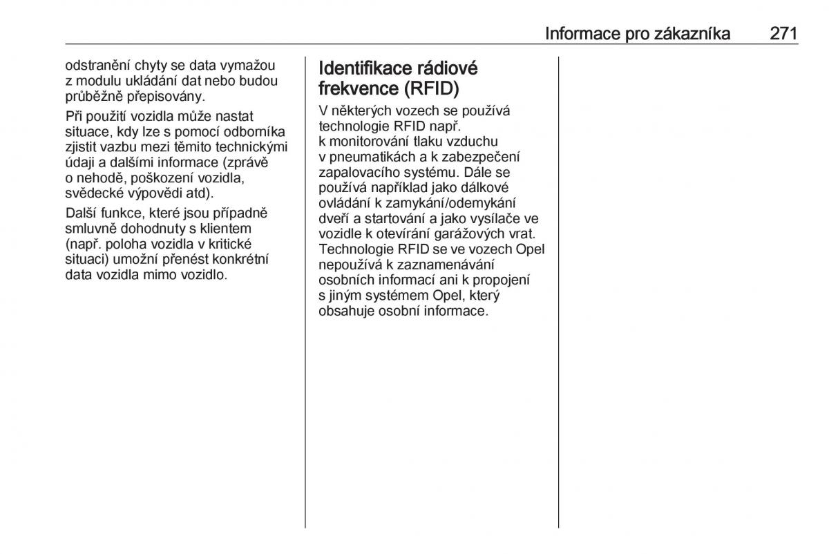 Opel Astra K V 5 navod k obsludze / page 273