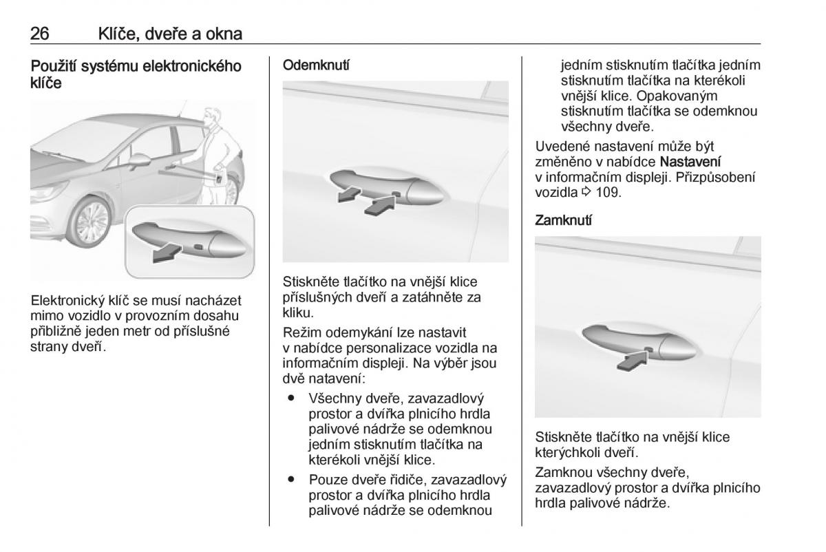 Opel Astra K V 5 navod k obsludze / page 28