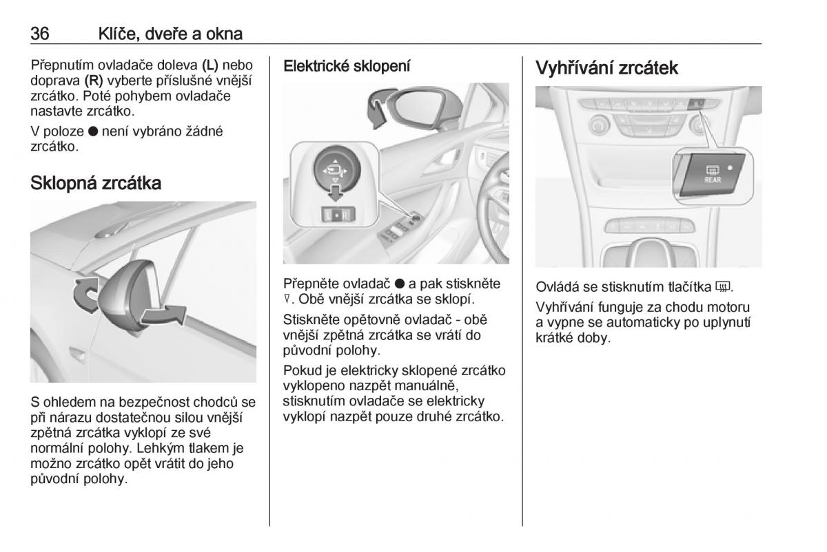 Opel Astra K V 5 navod k obsludze / page 38