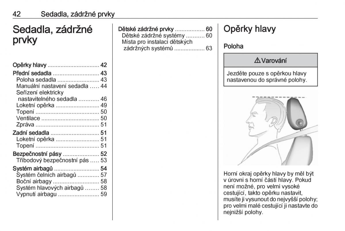 Opel Astra K V 5 navod k obsludze / page 44