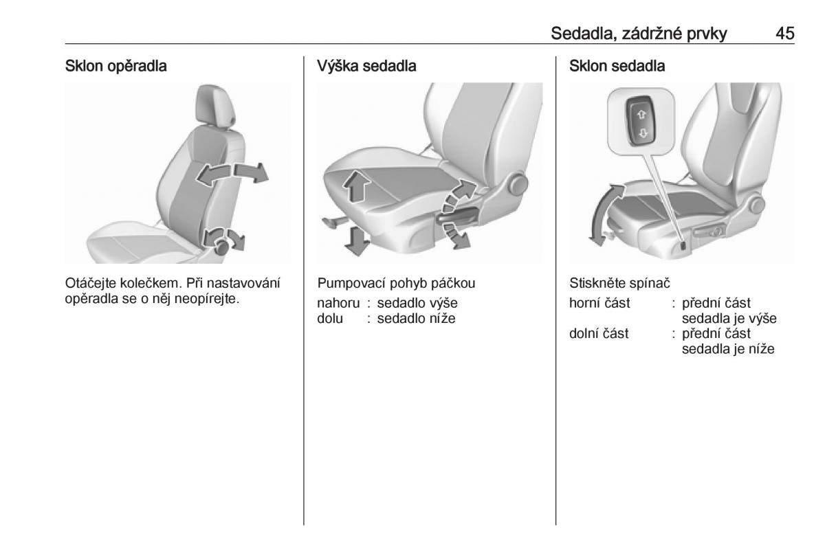 Opel Astra K V 5 navod k obsludze / page 47