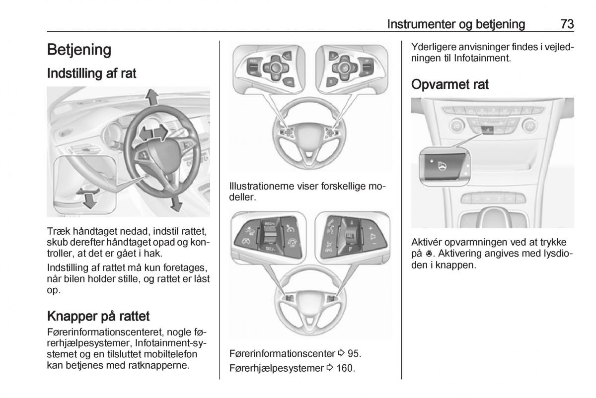 Opel Astra K V 5 Bilens instruktionsbog / page 75