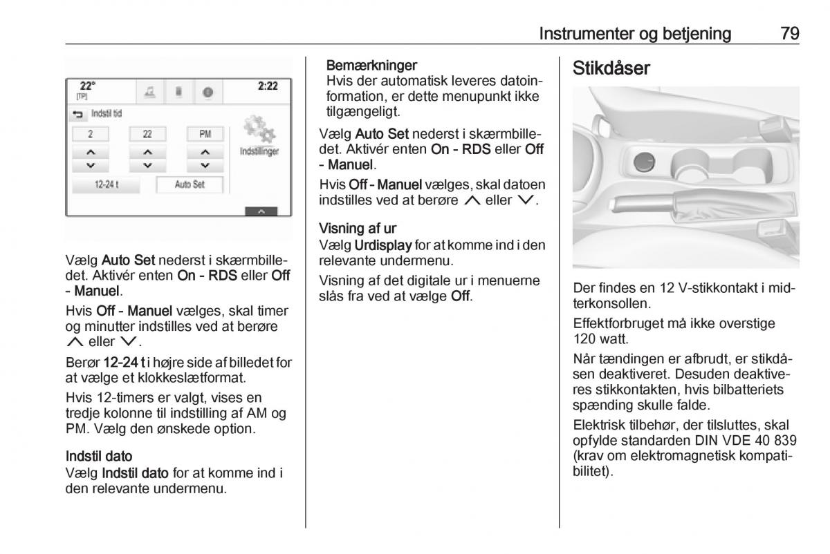 Opel Astra K V 5 Bilens instruktionsbog / page 81