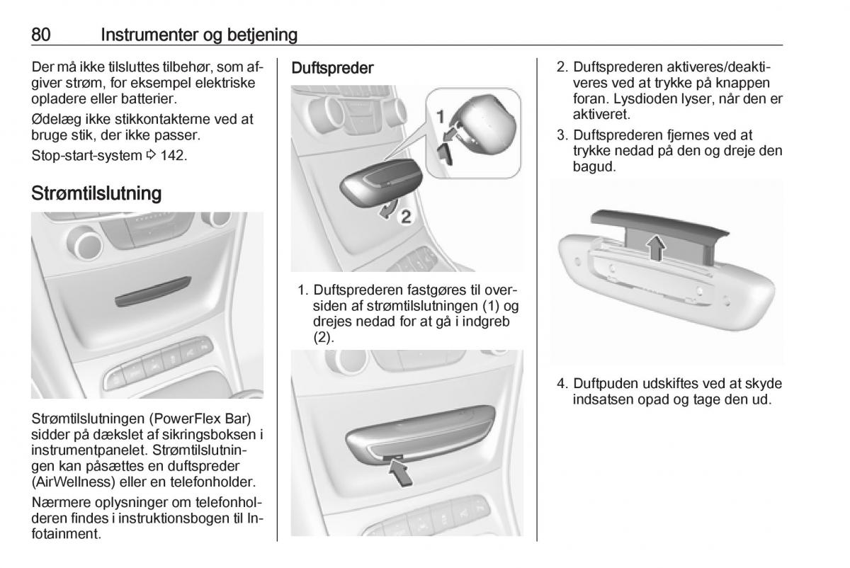 Opel Astra K V 5 Bilens instruktionsbog / page 82