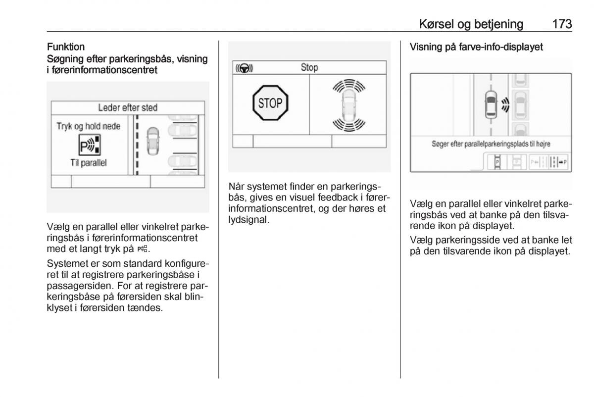 Opel Astra K V 5 Bilens instruktionsbog / page 175