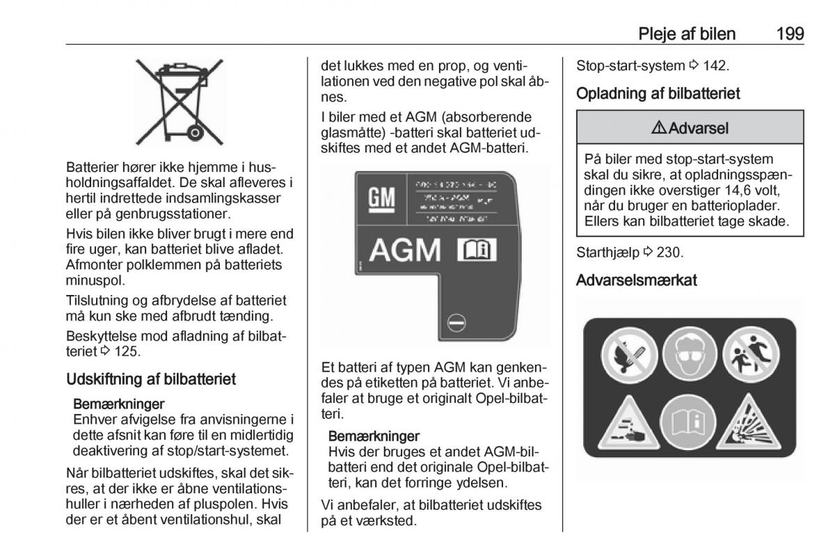 Opel Astra K V 5 Bilens instruktionsbog / page 201