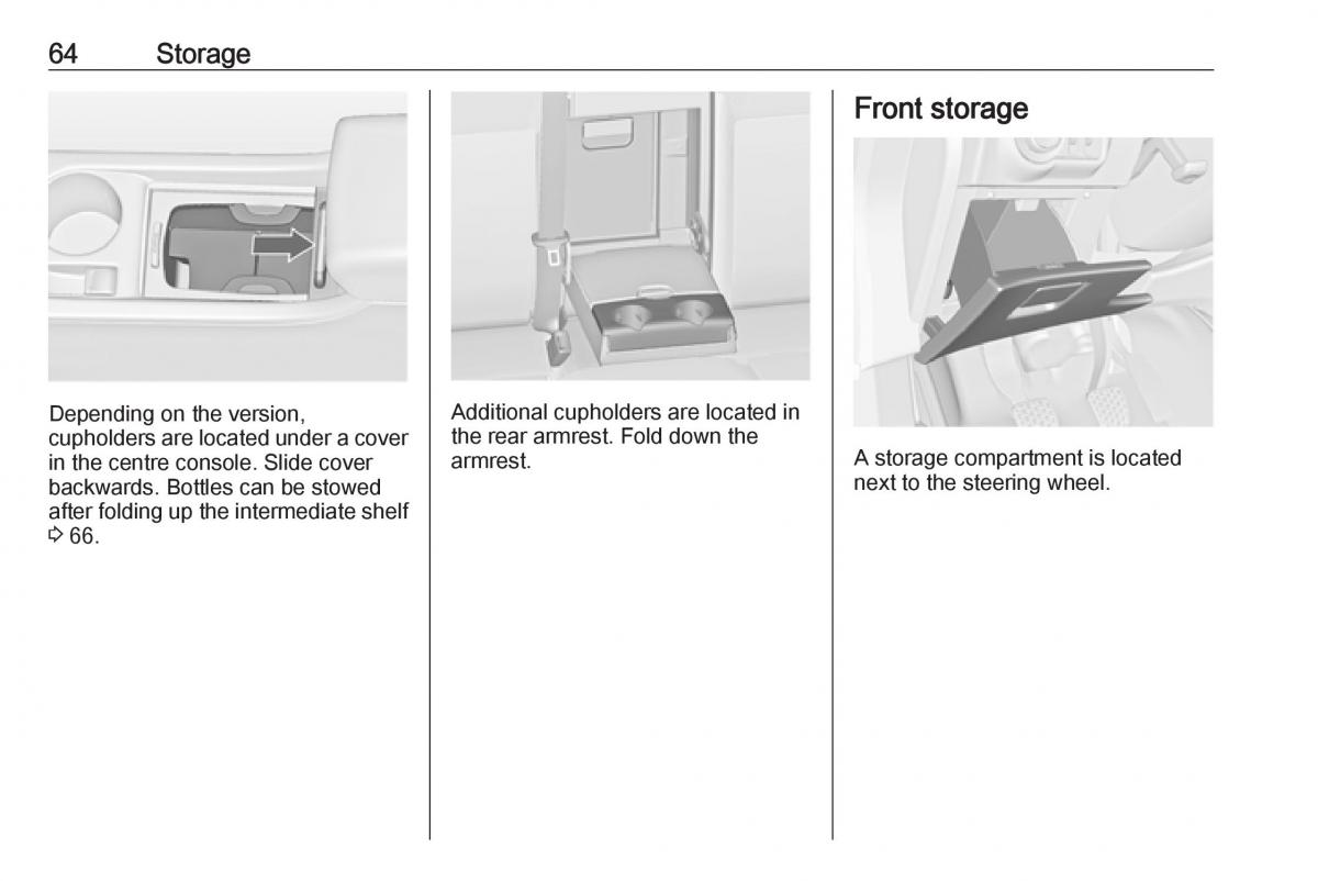 Opel Astra K V 5 owners manual / page 66