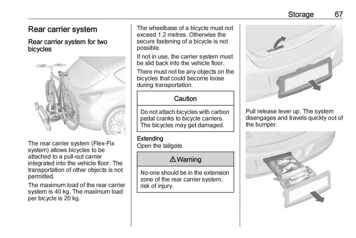 Opel Astra K V 5 owners manual / page 69