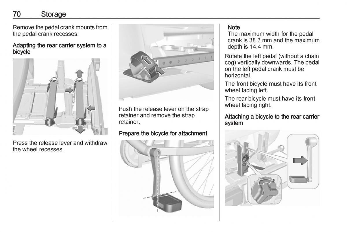 Opel Astra K V 5 owners manual / page 72