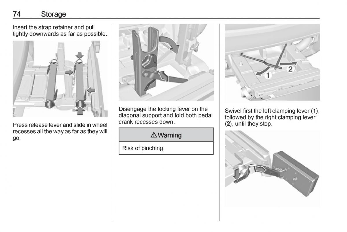 Opel Astra K V 5 owners manual / page 76