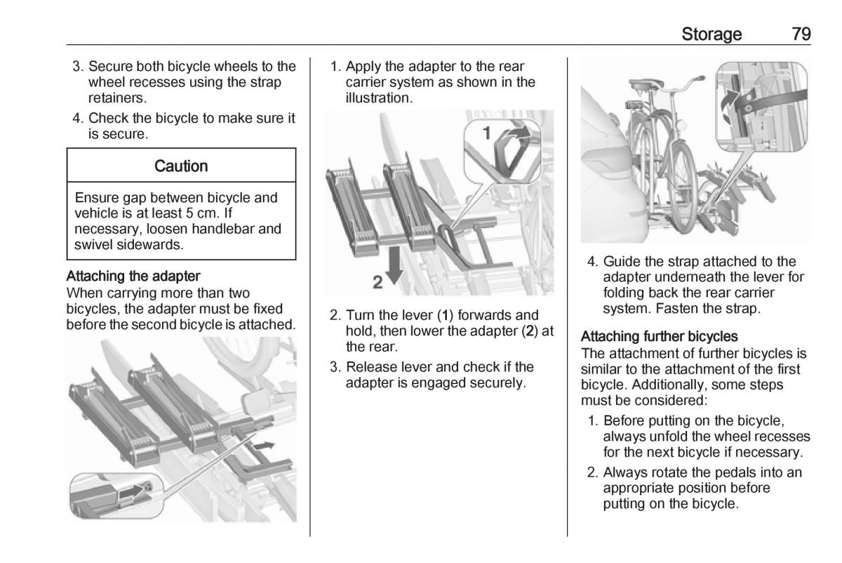 Opel Astra K V 5 owners manual / page 81