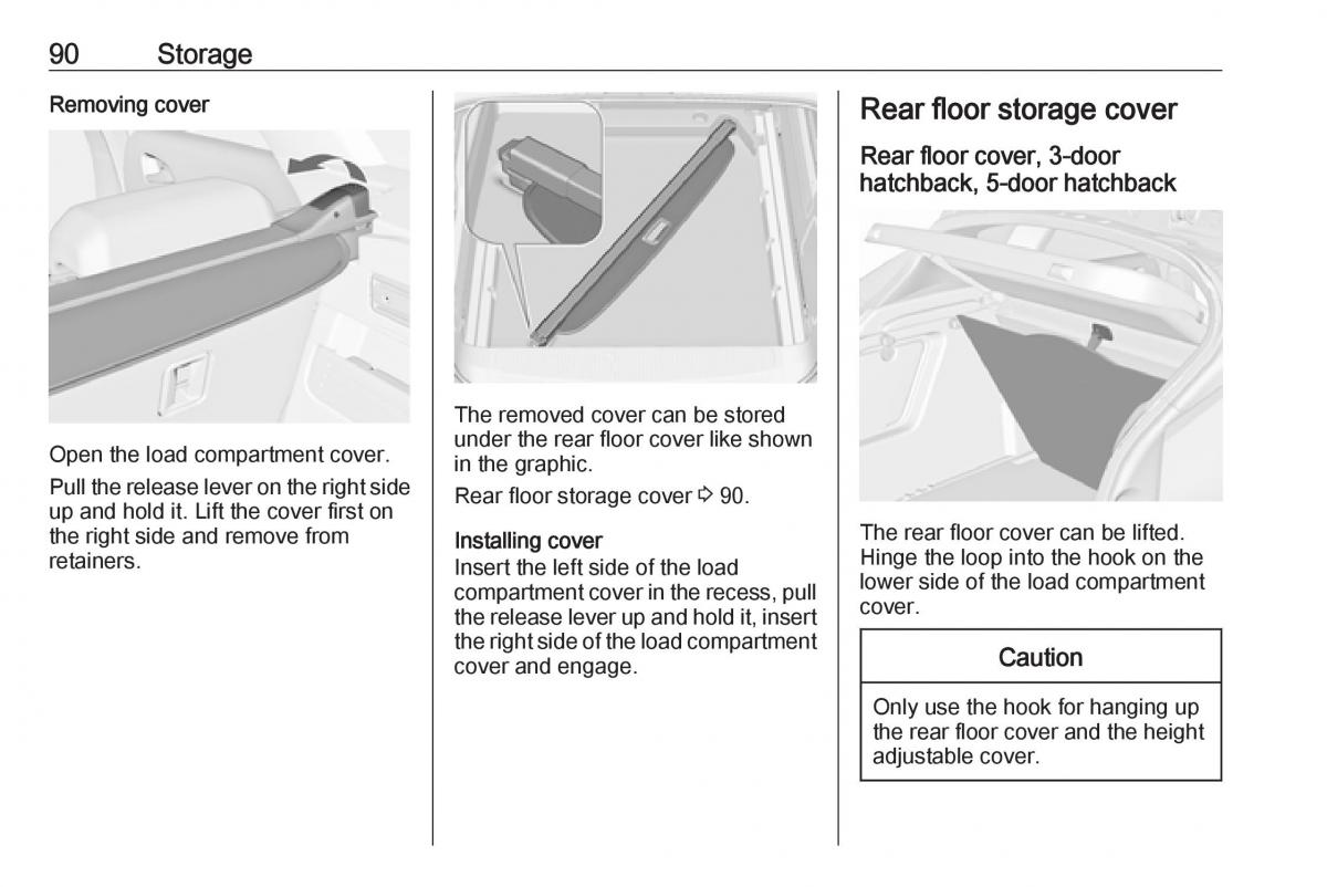 Opel Astra K V 5 owners manual / page 92