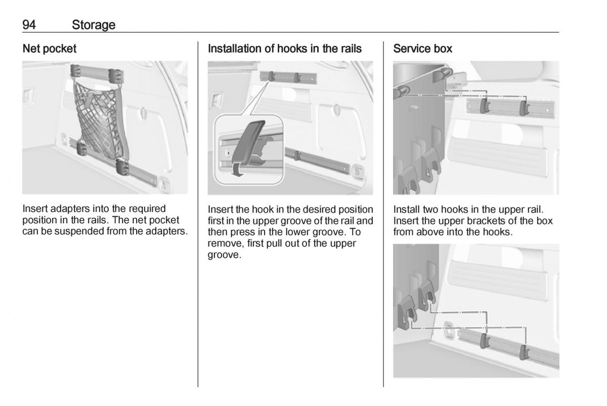 Opel Astra K V 5 owners manual / page 96