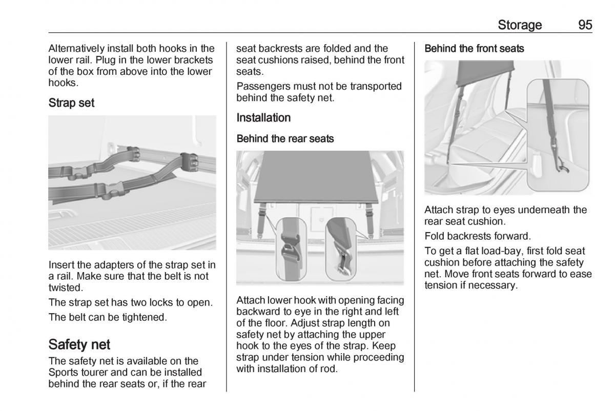 Opel Astra K V 5 owners manual / page 97