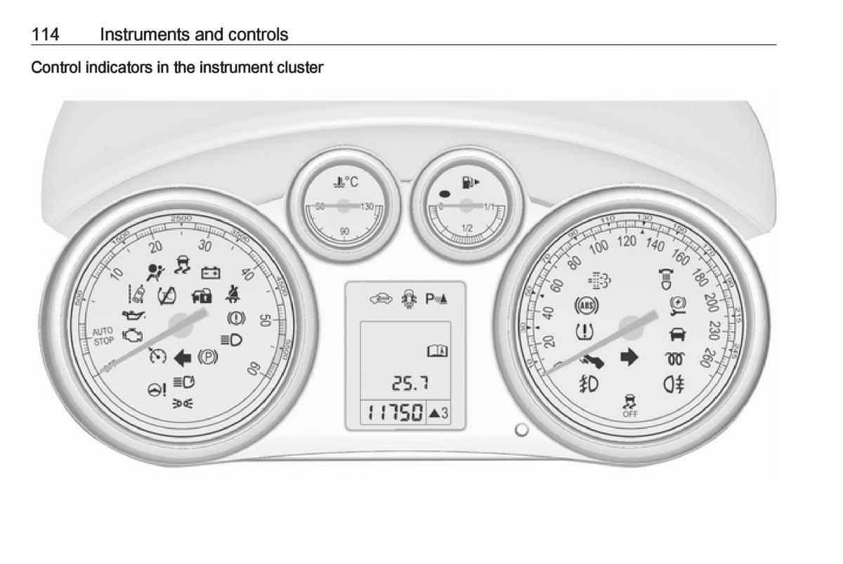 Opel Astra K V 5 owners manual / page 116