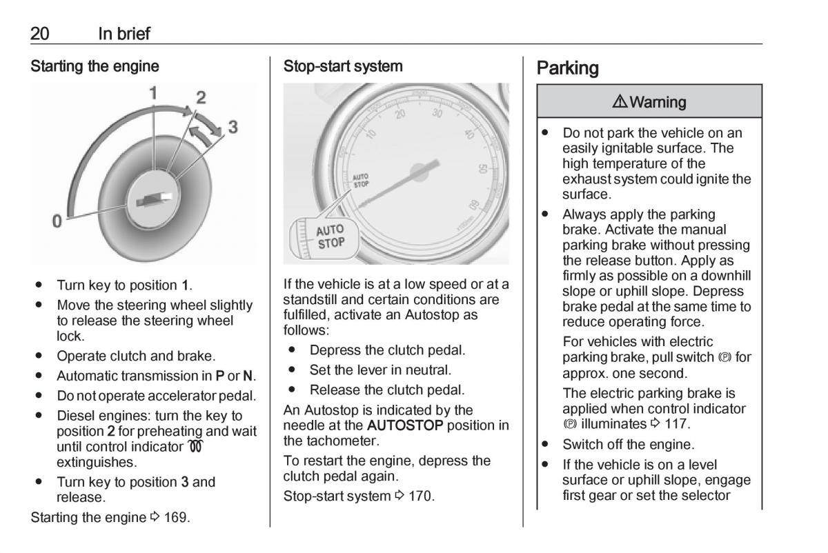 Opel Astra K V 5 owners manual / page 22