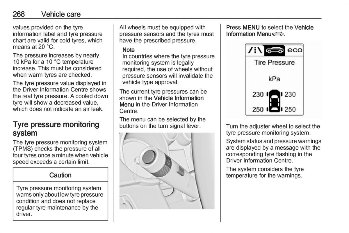 Opel Astra K V 5 owners manual / page 270