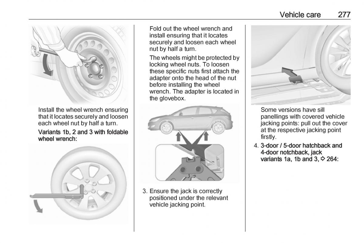 Opel Astra K V 5 owners manual / page 279