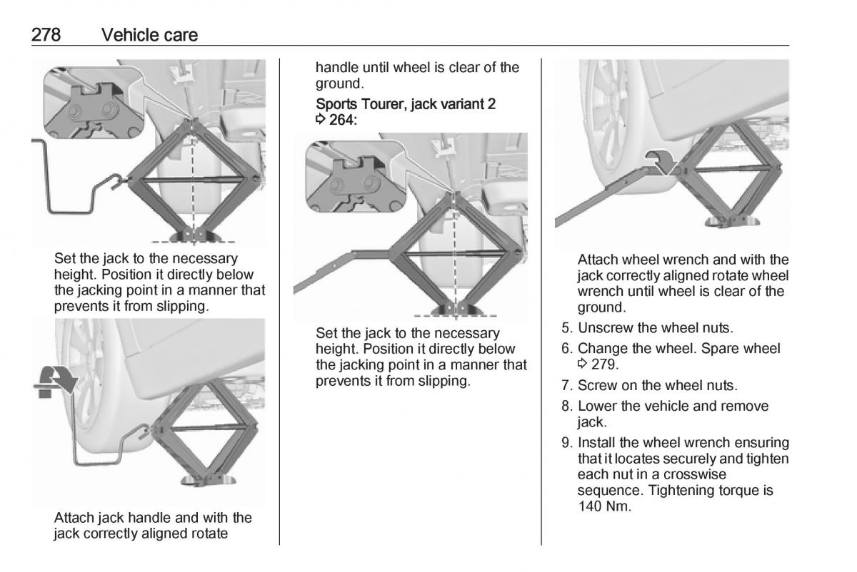 Opel Astra K V 5 owners manual / page 280