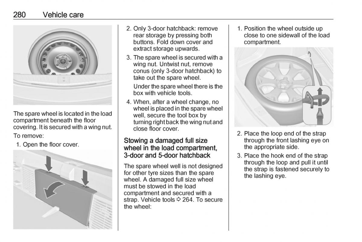 Opel Astra K V 5 owners manual / page 282