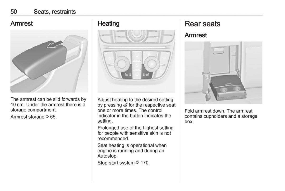 Opel Astra K V 5 owners manual / page 52