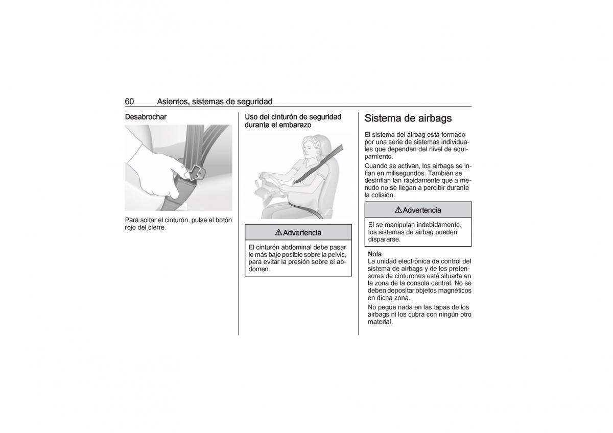 Opel Astra K V 5 manual del propietario / page 62