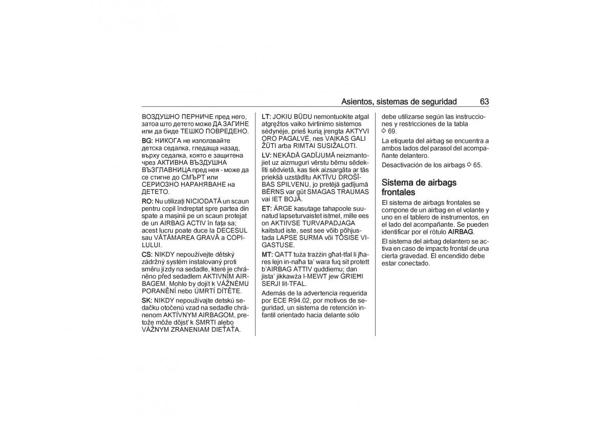 Opel Astra K V 5 manual del propietario / page 65