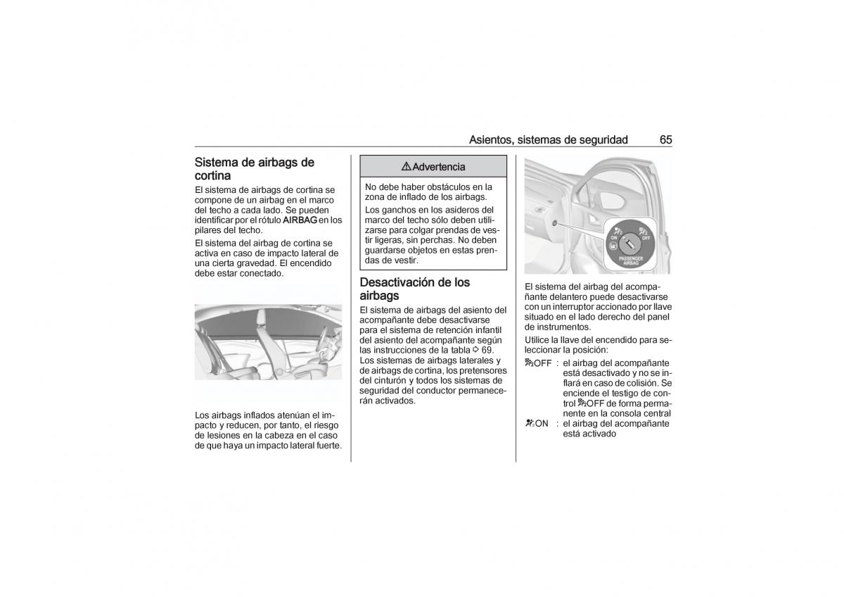 Opel Astra K V 5 manual del propietario / page 67