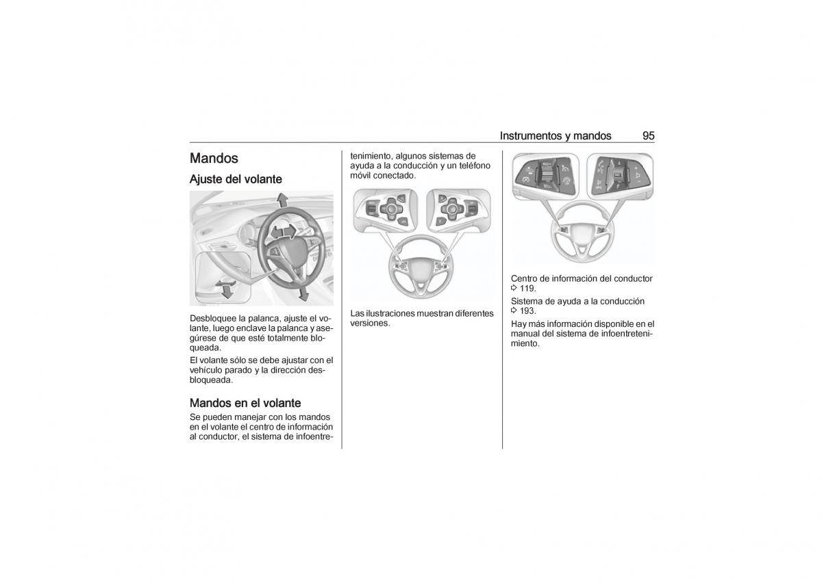 Opel Astra K V 5 manual del propietario / page 97