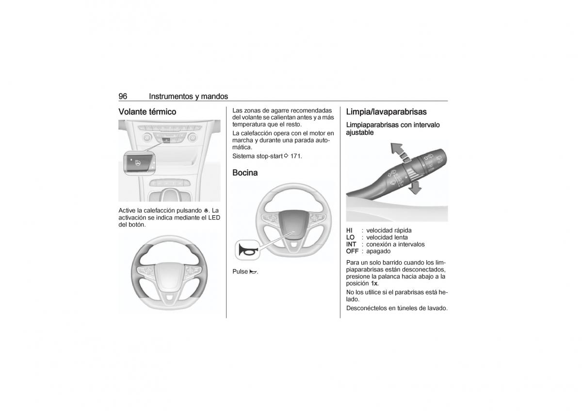 Opel Astra K V 5 manual del propietario / page 98