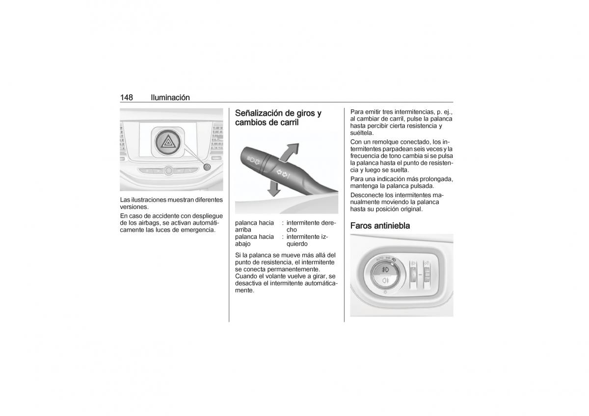 Opel Astra K V 5 manual del propietario / page 150