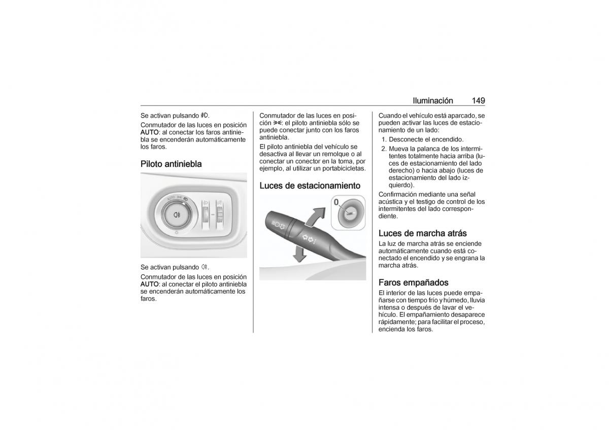 Opel Astra K V 5 manual del propietario / page 151