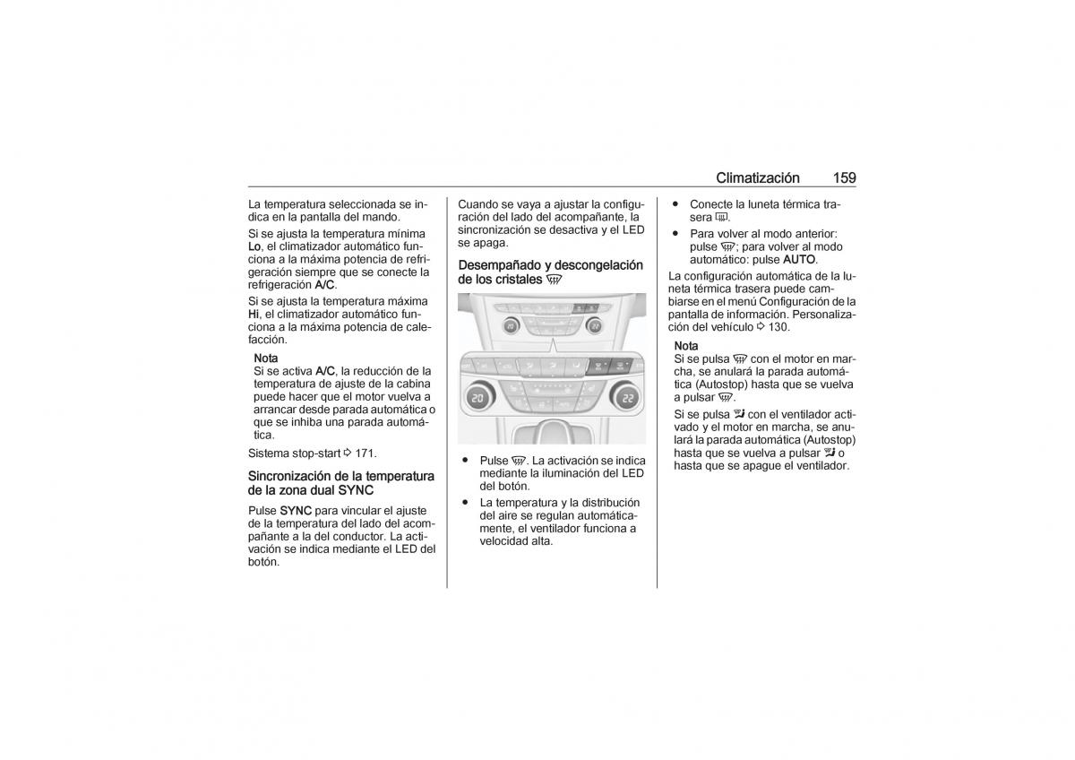 Opel Astra K V 5 manual del propietario / page 161