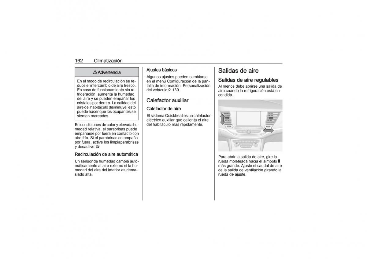 Opel Astra K V 5 manual del propietario / page 164