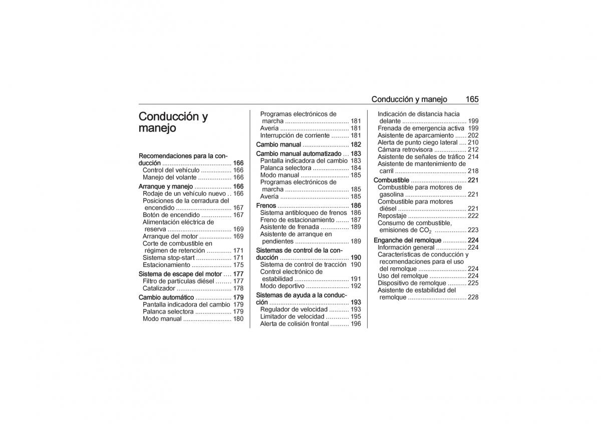 Opel Astra K V 5 manual del propietario / page 167