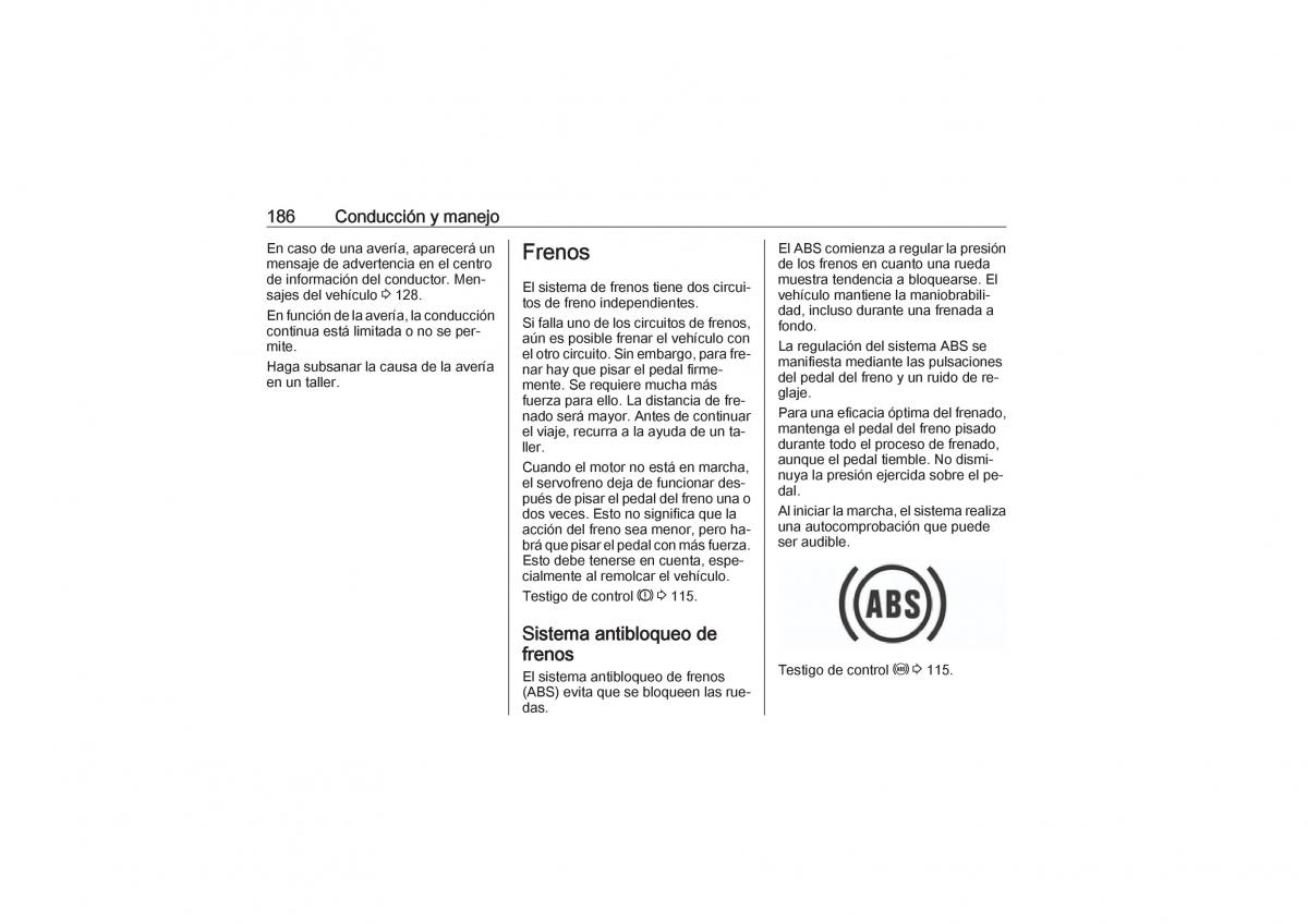 Opel Astra K V 5 manual del propietario / page 188