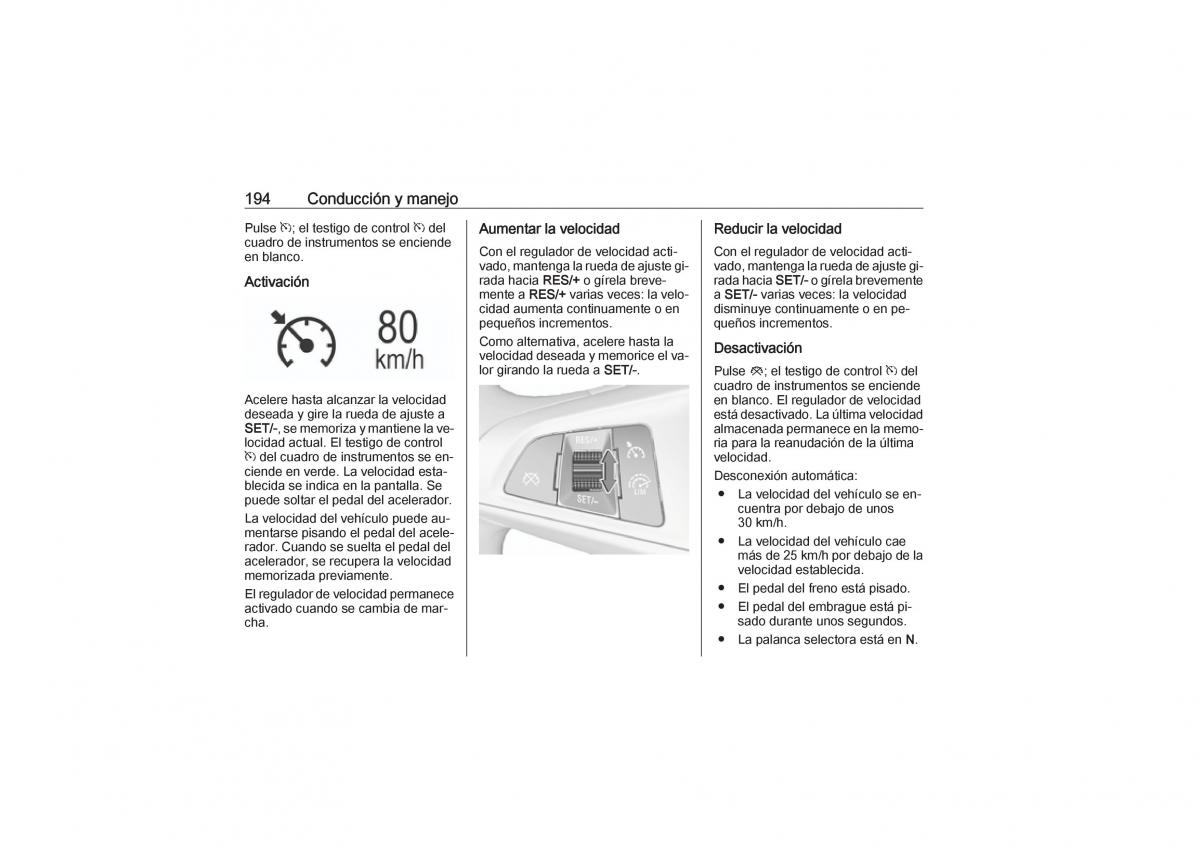 Opel Astra K V 5 manual del propietario / page 196