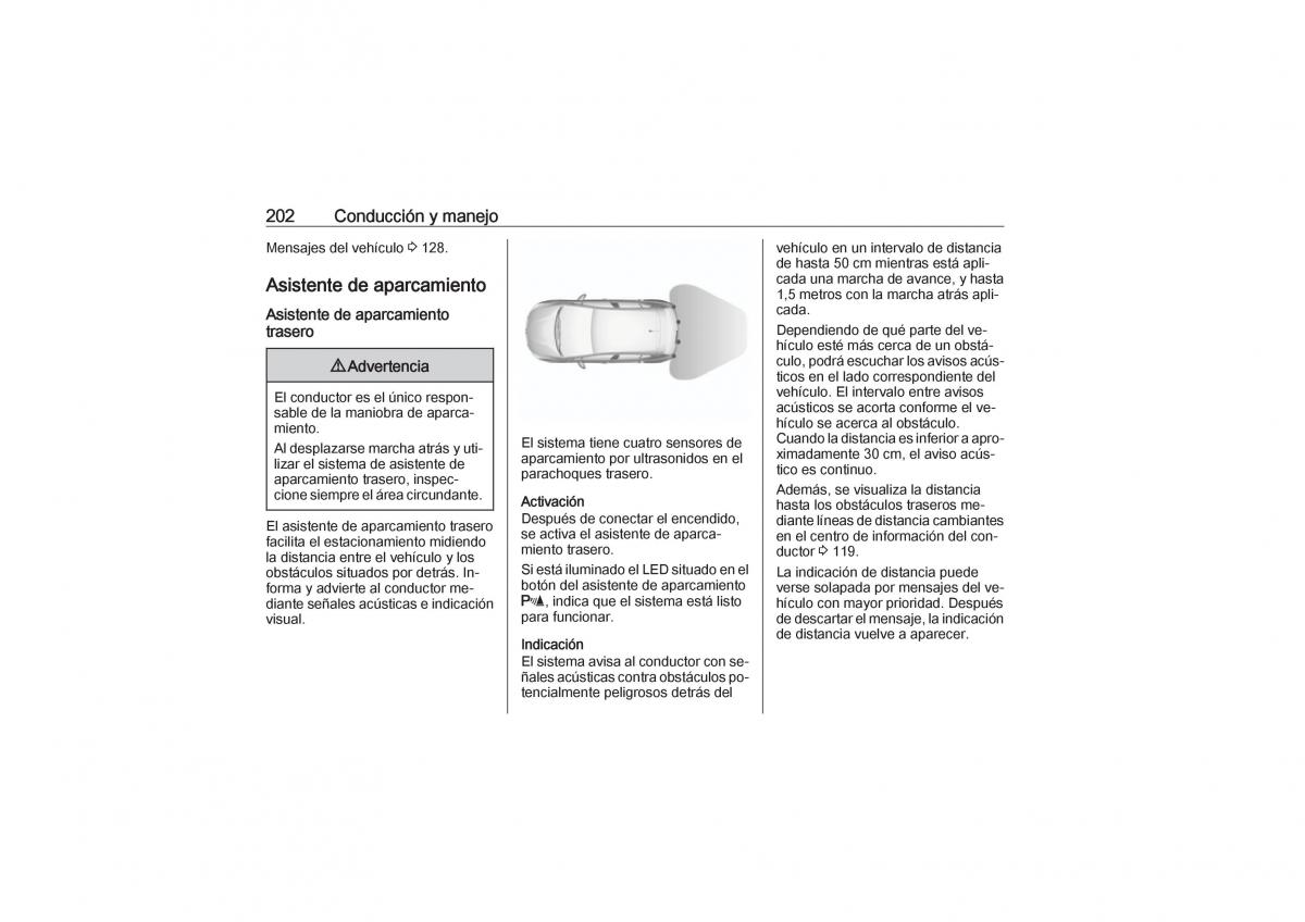 Opel Astra K V 5 manual del propietario / page 204