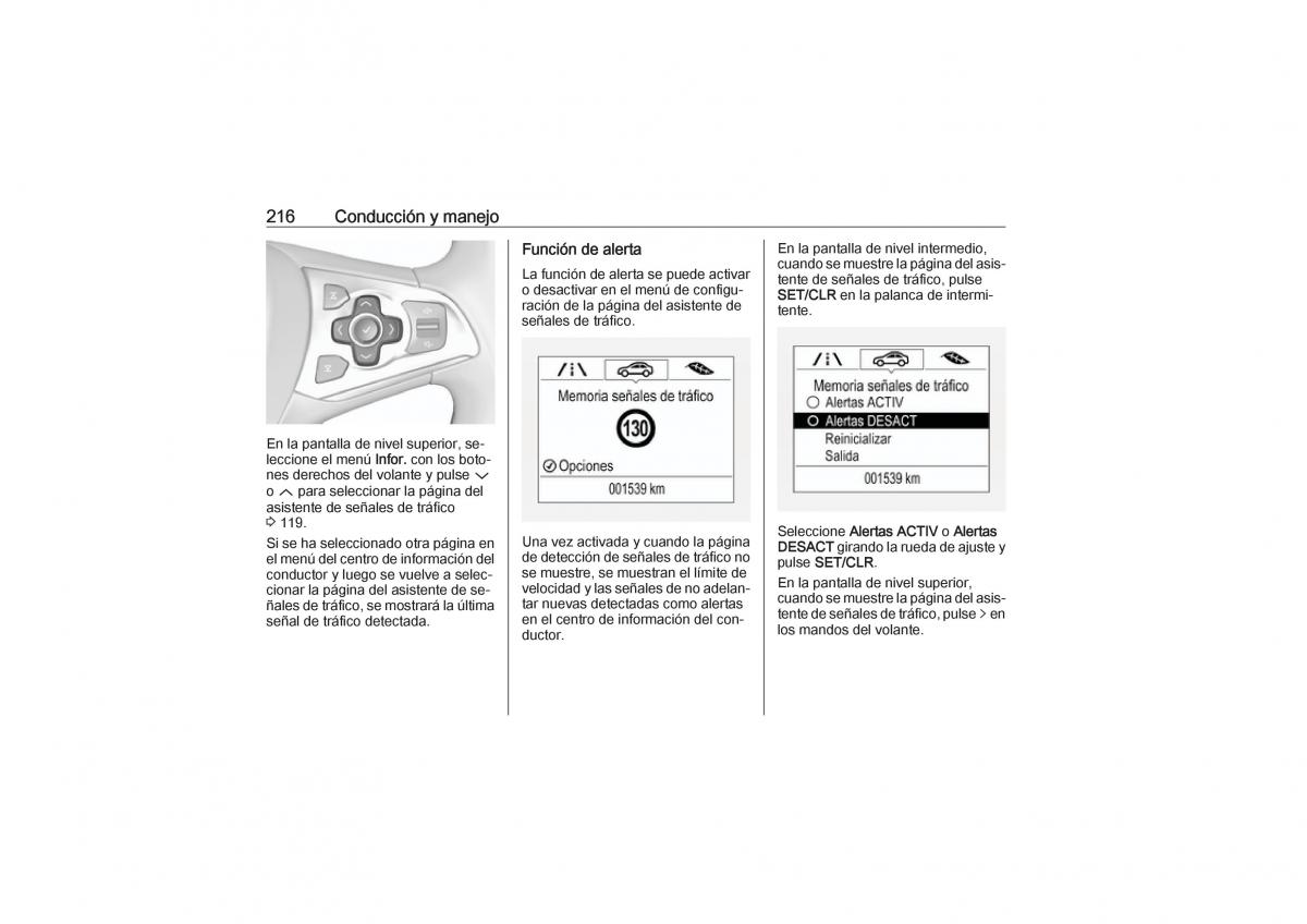 Opel Astra K V 5 manual del propietario / page 218