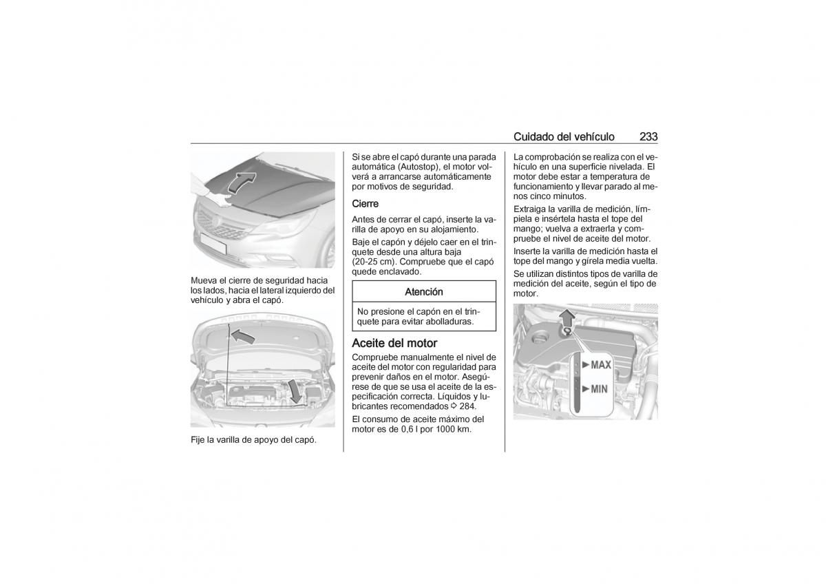 Opel Astra K V 5 manual del propietario / page 235