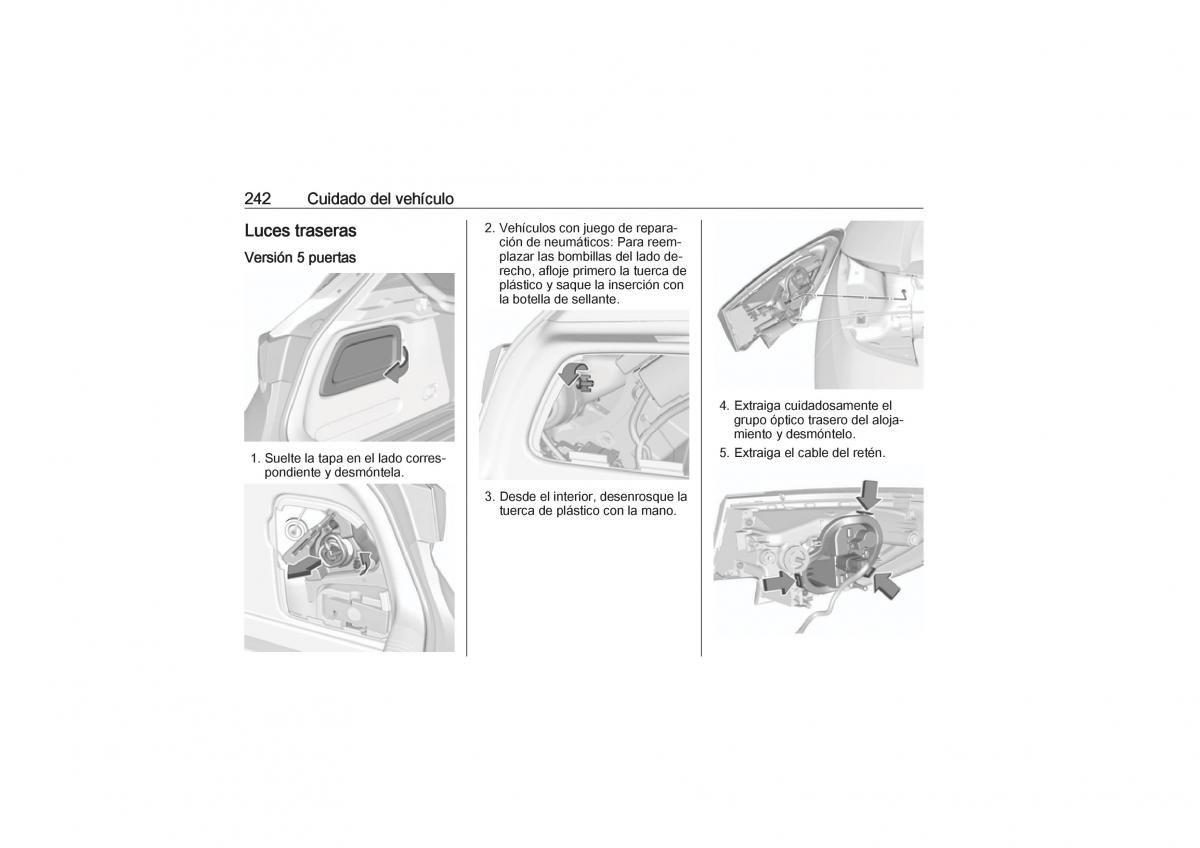 Opel Astra K V 5 manual del propietario / page 244