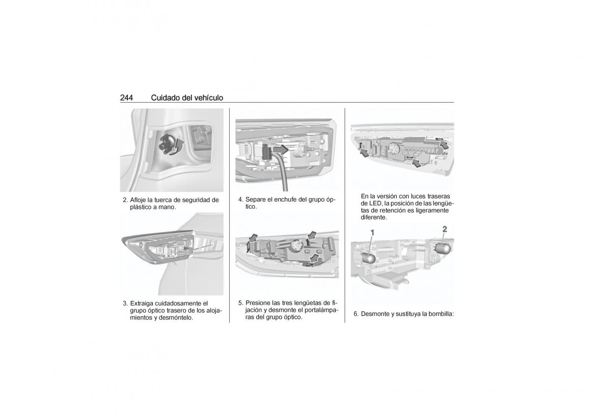 Opel Astra K V 5 manual del propietario / page 246