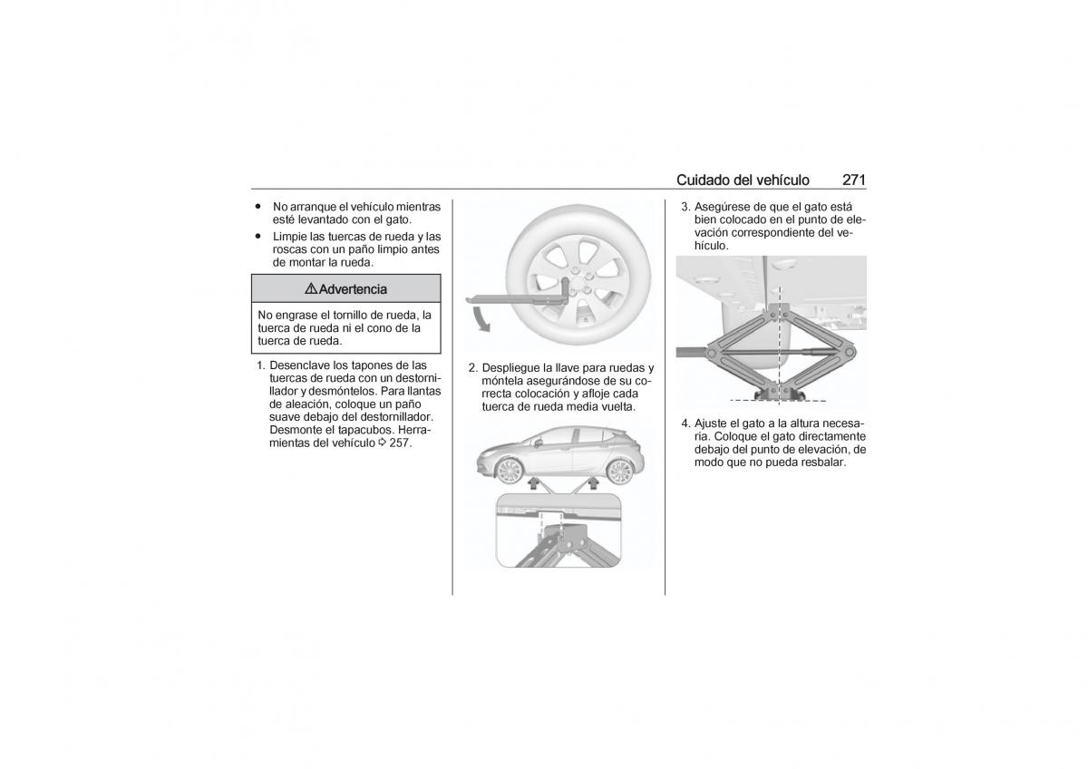 Opel Astra K V 5 manual del propietario / page 273