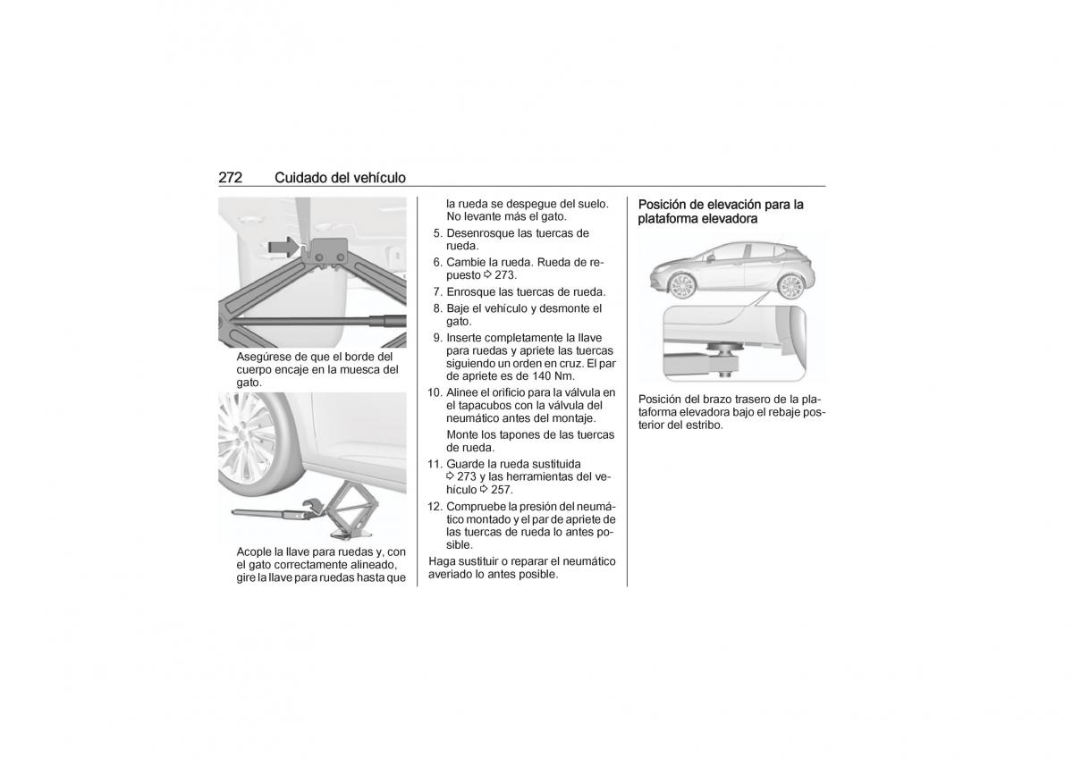 Opel Astra K V 5 manual del propietario / page 274