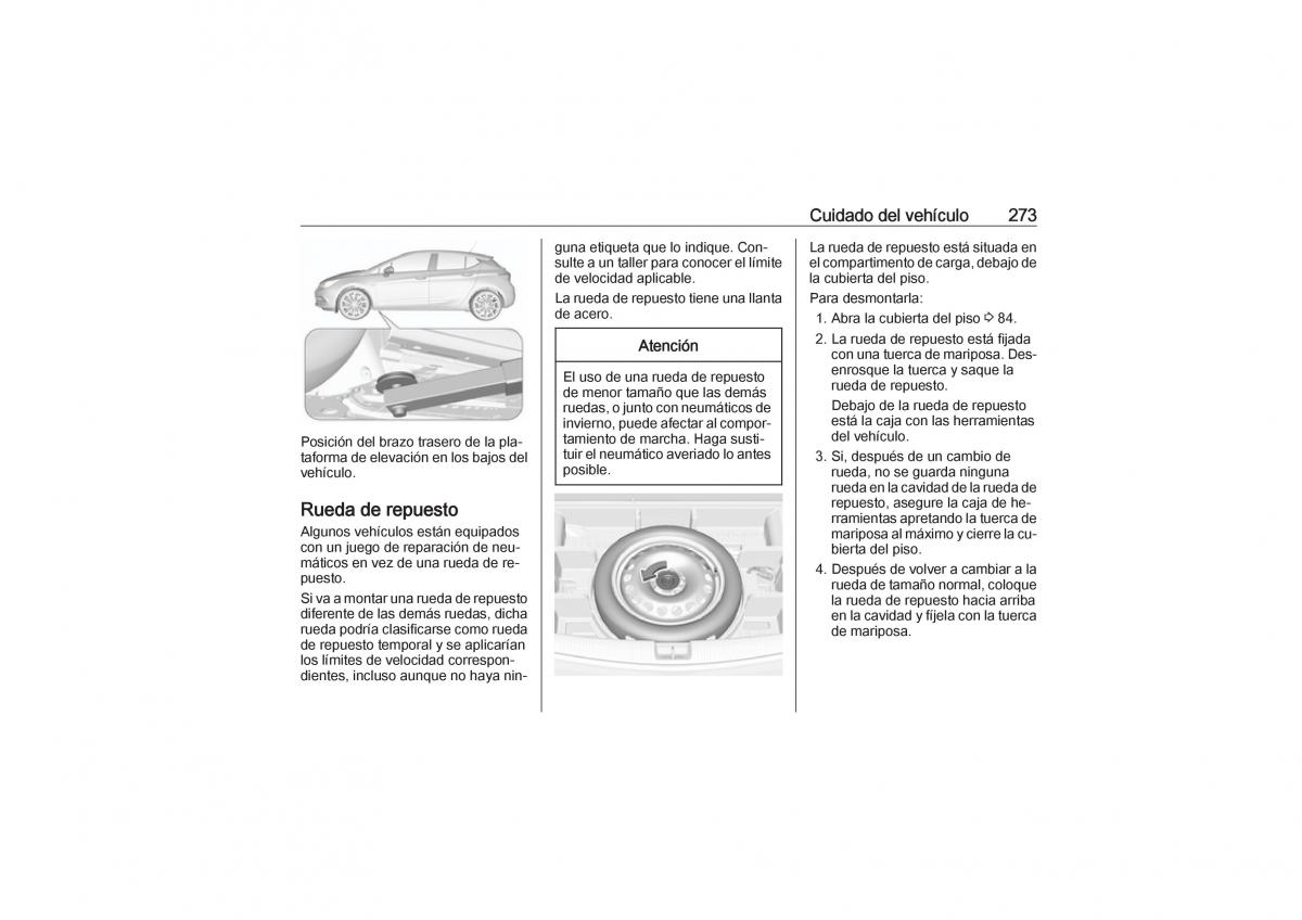 Opel Astra K V 5 manual del propietario / page 275