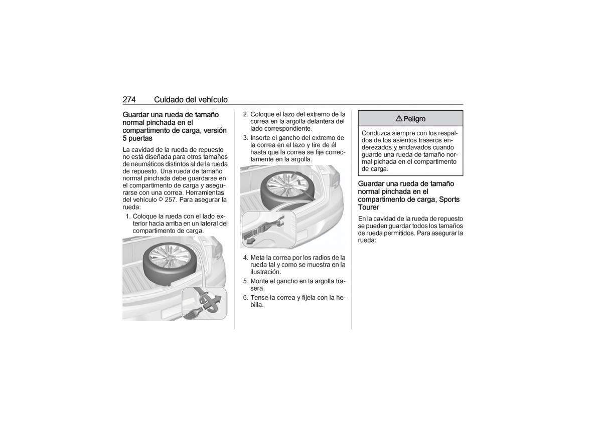 Opel Astra K V 5 manual del propietario / page 276