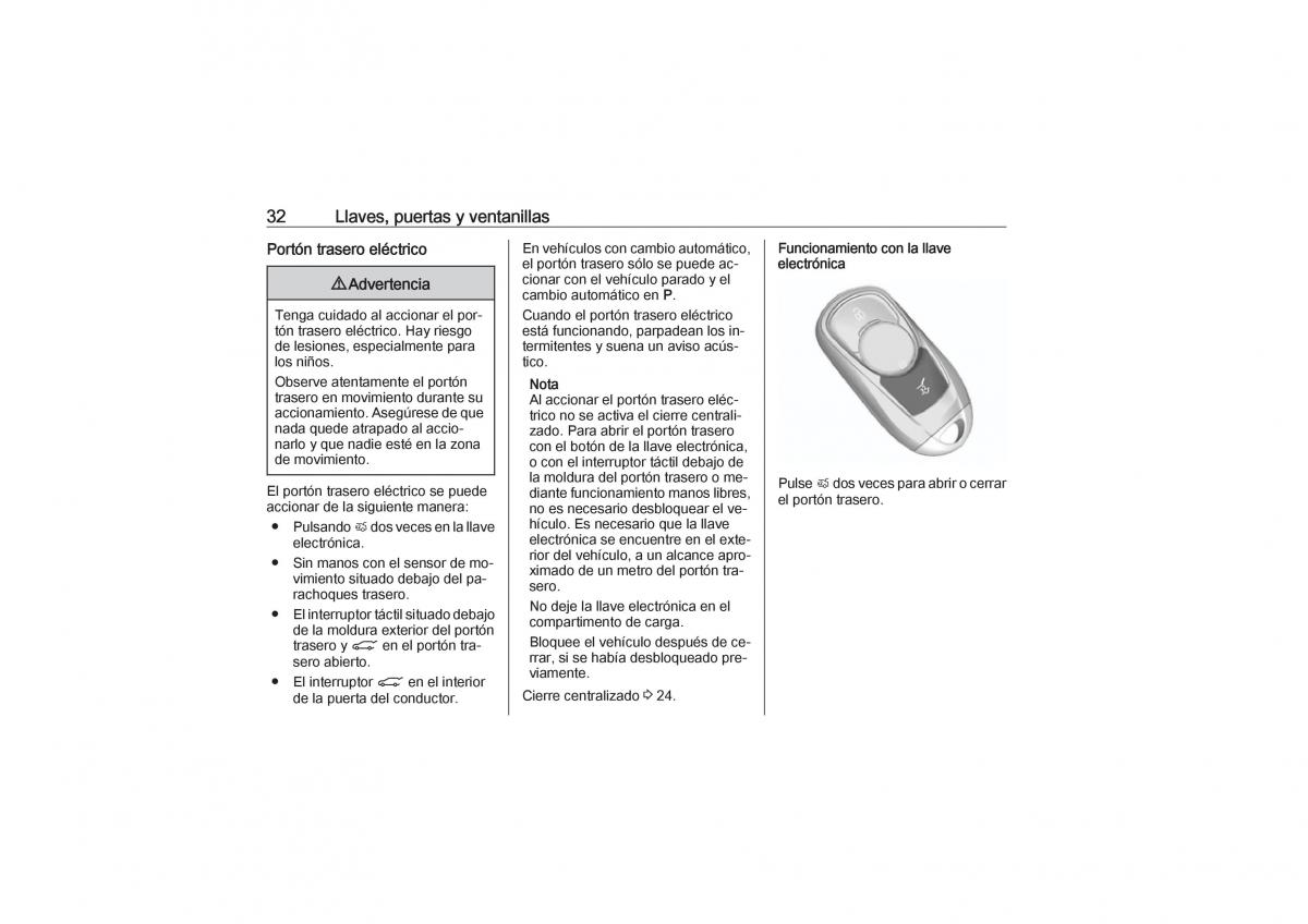 Opel Astra K V 5 manual del propietario / page 34