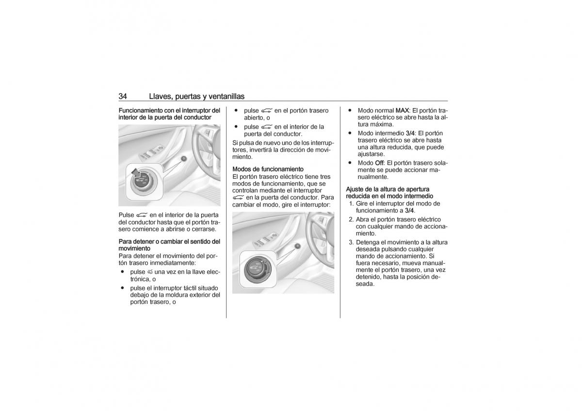 Opel Astra K V 5 manual del propietario / page 36