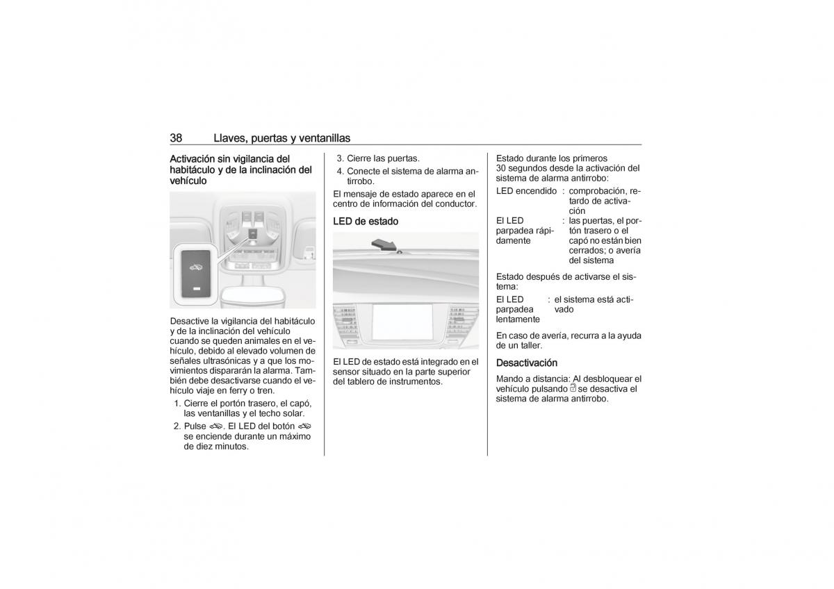 Opel Astra K V 5 manual del propietario / page 40