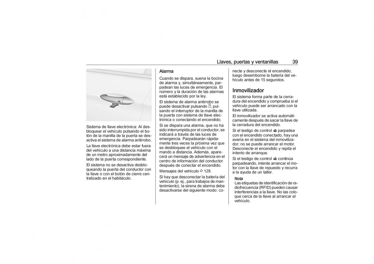 Opel Astra K V 5 manual del propietario / page 41